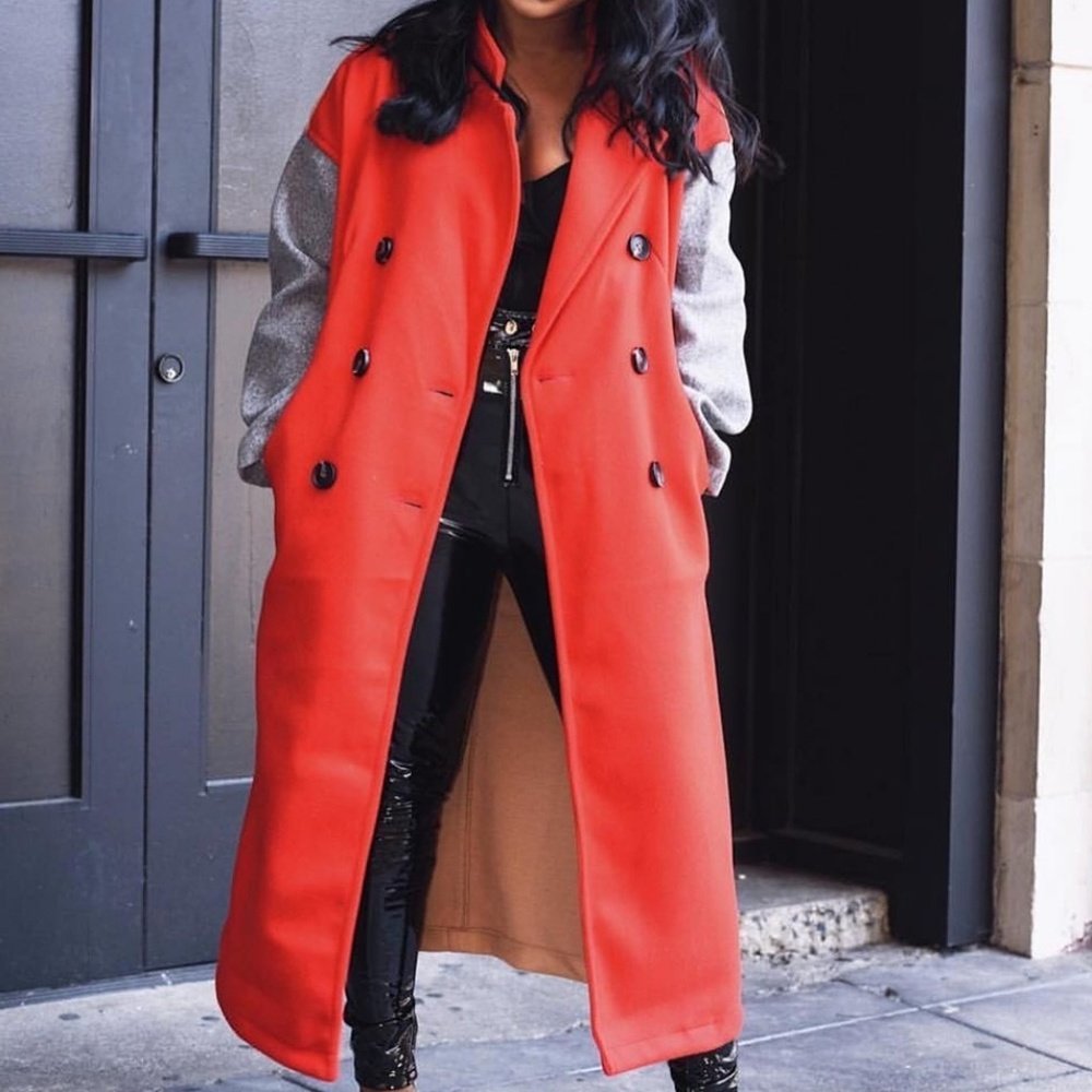 💥💥Color Blocking Trench